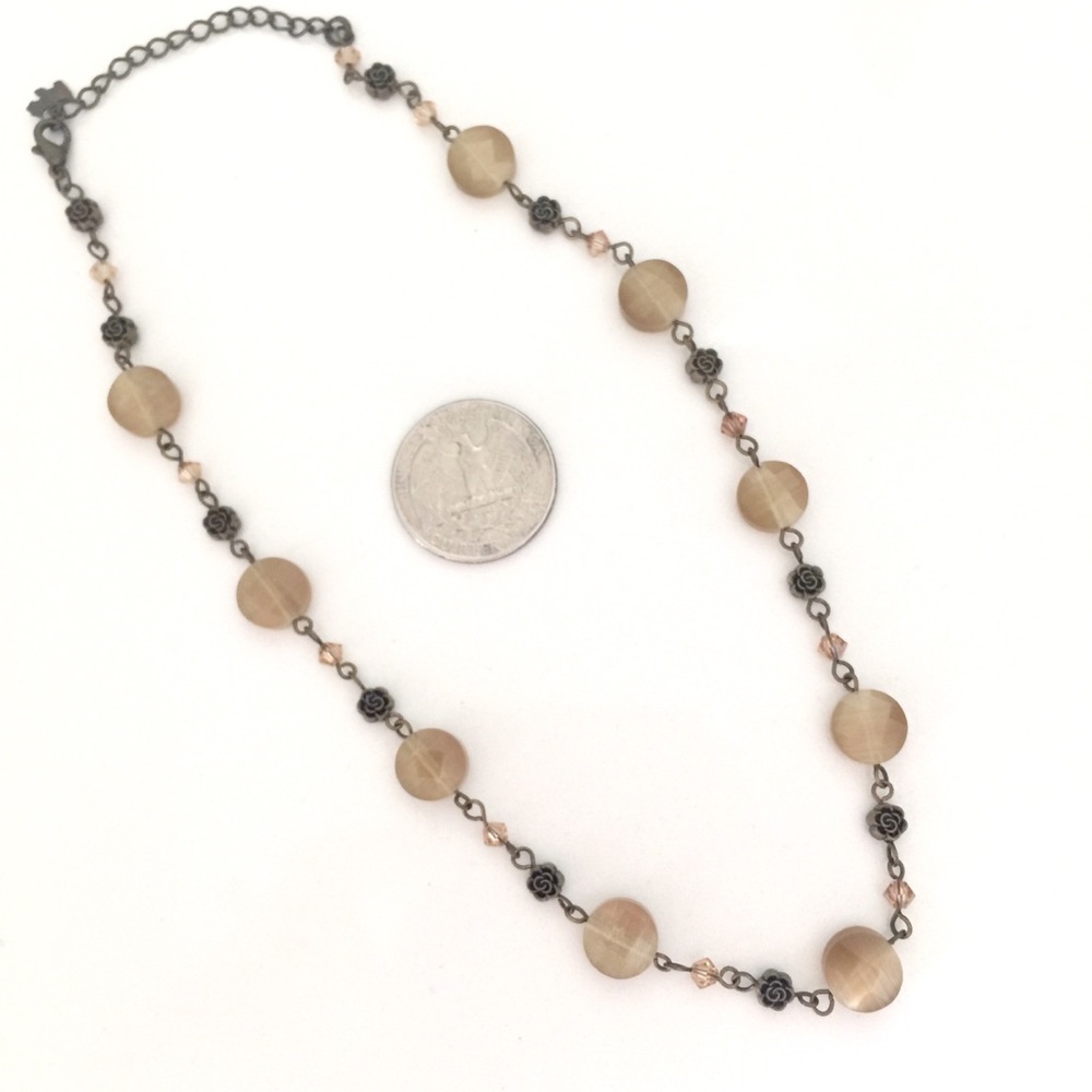 Beautiful gold and brass choker